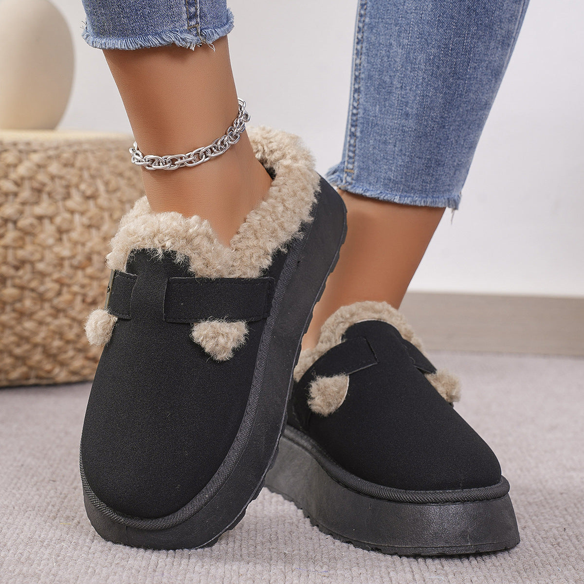 Olivia CozyStep – Premium Orthopedic Winter Slippers