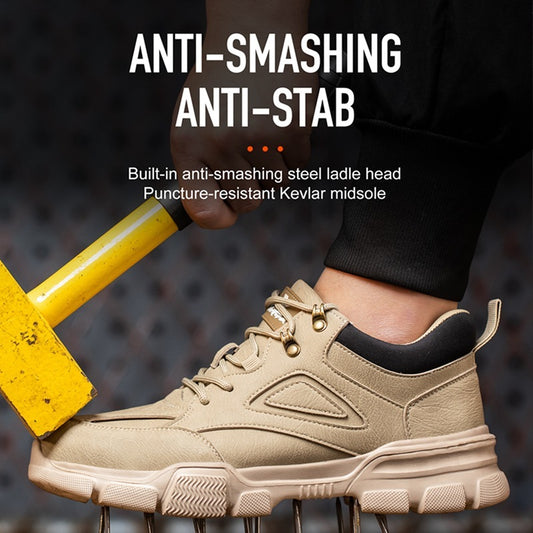 Men's Anti-smashing Anti-penetration Work Steel Toe Cap Work Shoes