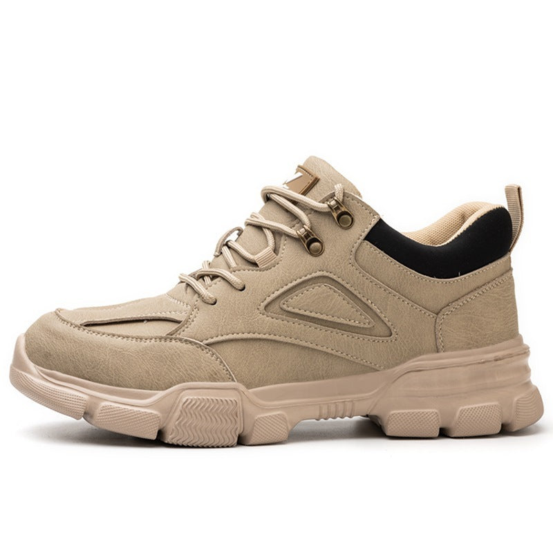 Men's Anti-smashing Anti-penetration Work Steel Toe Cap Work Shoes